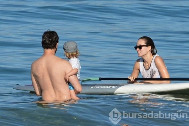 Olivia Wilde kocası ve çocuğuyla birlikte tatilde