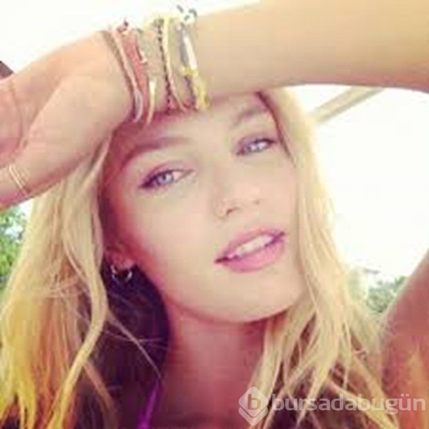 Victoria's Secret meleği Candice Swanepoel objektif karşısına geçti