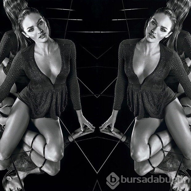Victoria's Secret meleği Candice Swanepoel objektif karşısına geçti