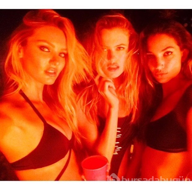 Victoria's Secret meleği Candice Swanepoel objektif karşısına geçti