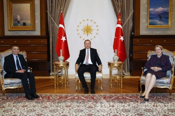 Erdoğan, Aziz Sancar'ı kabul etti