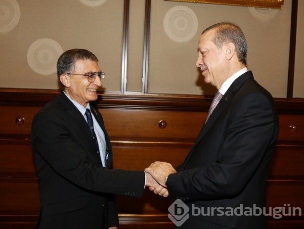 Erdoğan, Aziz Sancar'ı kabul etti