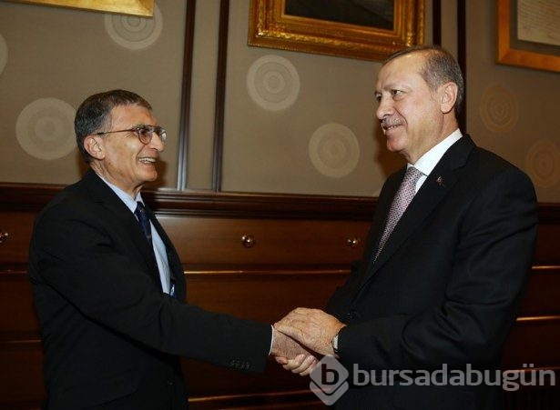 Erdoğan, Aziz Sancar'ı kabul etti