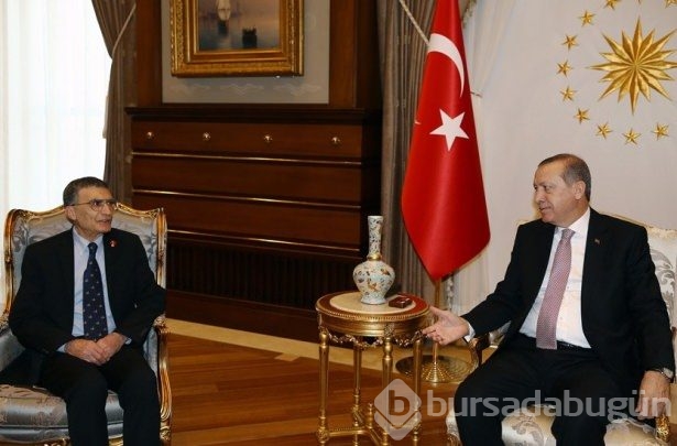 Erdoğan, Aziz Sancar'ı kabul etti