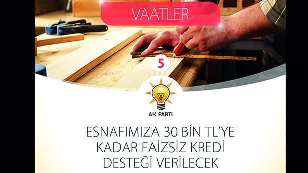 Ak Parti'nin 64. Hükümet'le gerçekleşen seçim vaatleri
