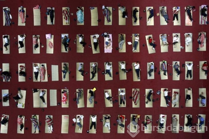 Çin'de kalabalığın sanata dönüştüğü 35 fotoğraf