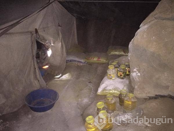 PKK'nin erzak deposu bulundu