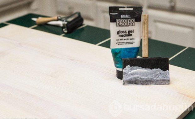 Sıradan bir ahşap parçayı bakın nasıl dekor yaptı