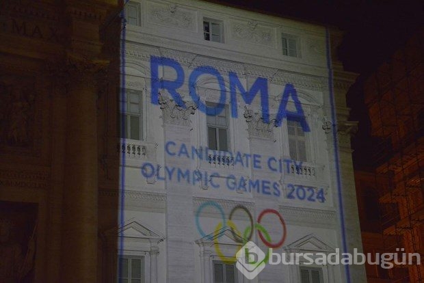 Ünlü çeşmeye olimpiyat ışığı