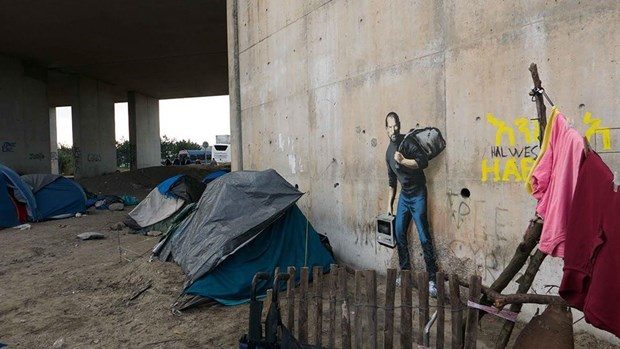 Banksy'nin çizdiği Steve Jobs'u görmek 5 dolar