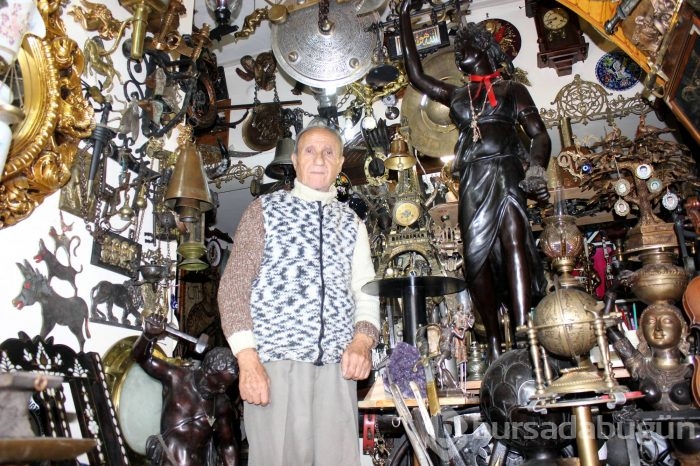 Bursa'daki bu koleksiyoner bir başka	
