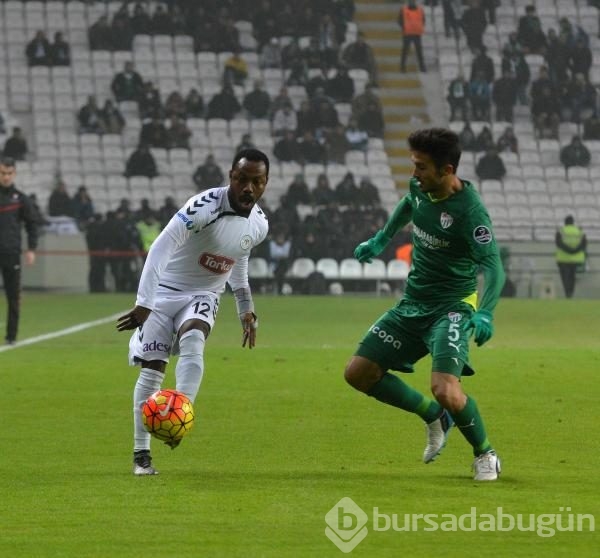 Bursaspor - Torku Konyaspor maçından kareler	