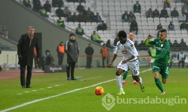 Bursaspor - Torku Konyaspor maçından kareler	