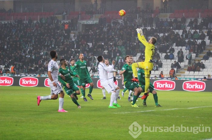 Bursaspor - Torku Konyaspor maçından kareler	