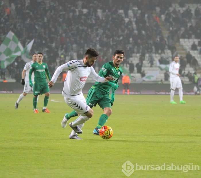 Bursaspor - Torku Konyaspor maçından kareler	