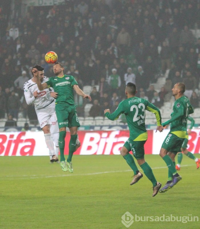 Bursaspor - Torku Konyaspor maçından kareler	