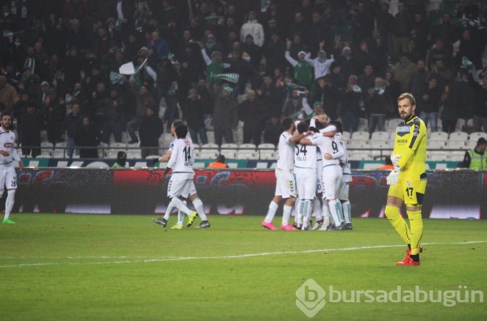 Bursaspor - Torku Konyaspor maçından kareler	