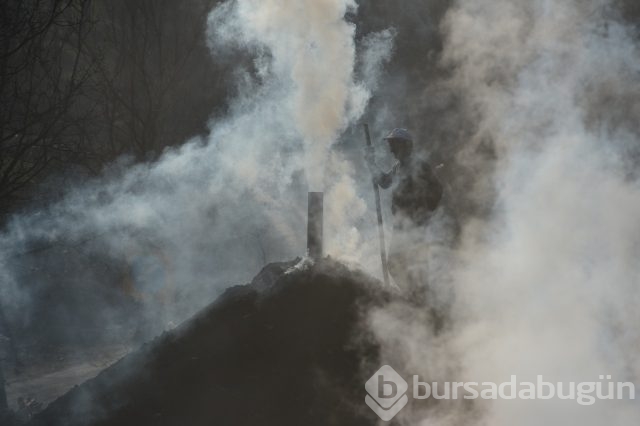 Toz duman arasında "torak nöbeti"