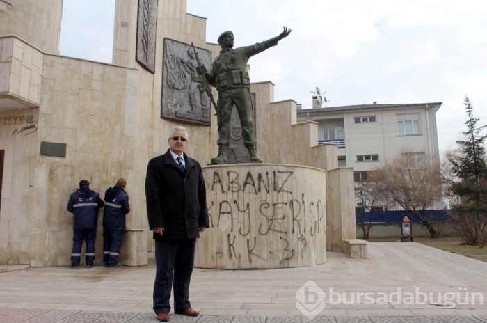 Şehitlere büyük saygısızlık
