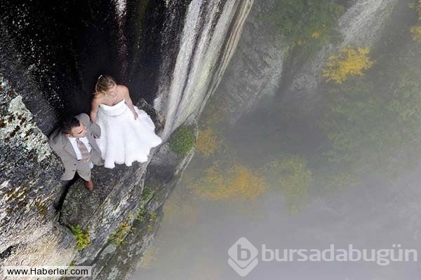 Uçurumun kenarında çekilen inanılmaz fotoğraflar
