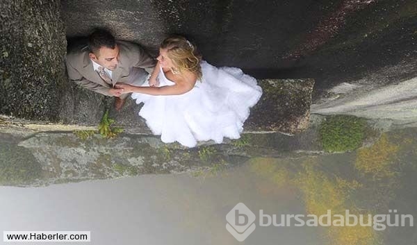 Uçurumun kenarında çekilen inanılmaz fotoğraflar