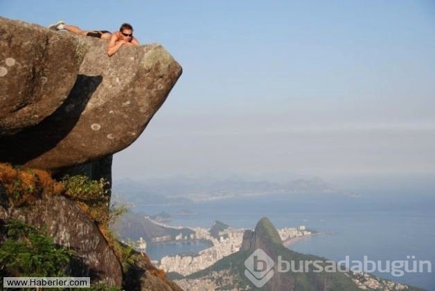 Uçurumun kenarında çekilen inanılmaz fotoğraflar