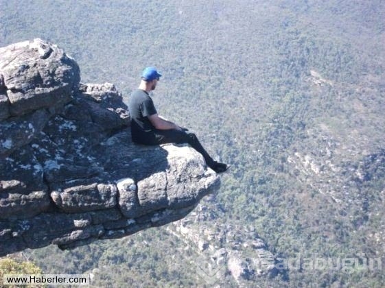 Uçurumun kenarında çekilen inanılmaz fotoğraflar