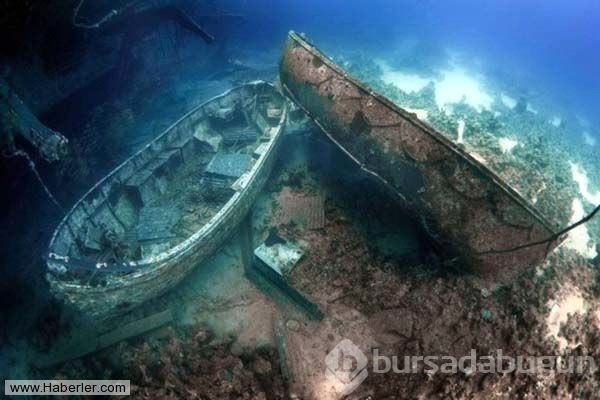Batan gemideki eşyalar 24 senedir denizin dibinde