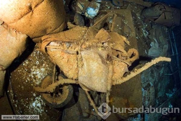 Batan gemideki eşyalar 24 senedir denizin dibinde