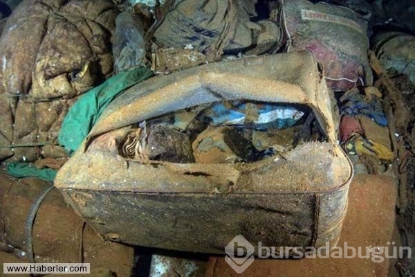 Batan gemideki eşyalar 24 senedir denizin dibinde