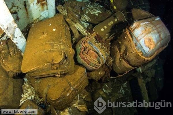 Batan gemideki eşyalar 24 senedir denizin dibinde