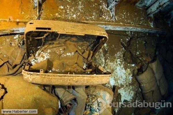 Batan gemideki eşyalar 24 senedir denizin dibinde