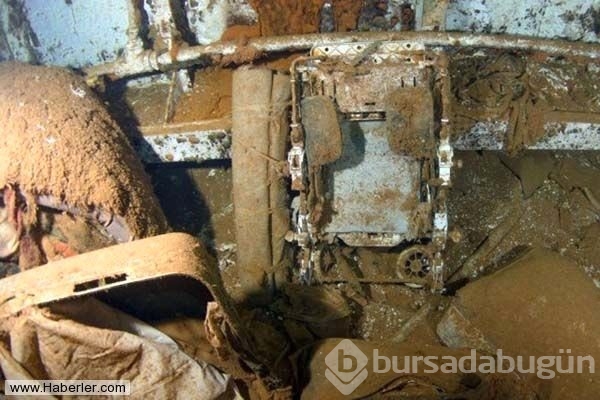 Batan gemideki eşyalar 24 senedir denizin dibinde