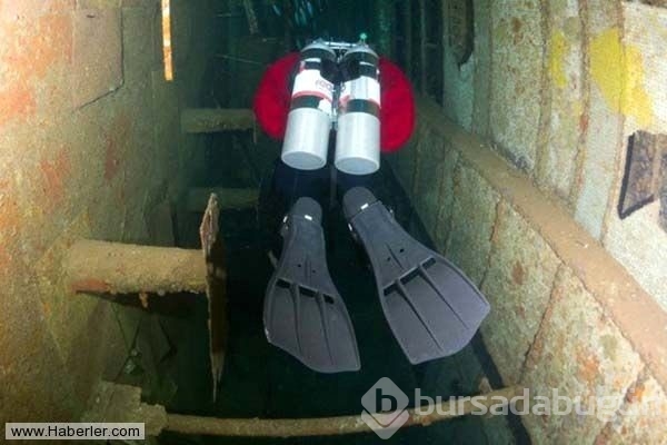 Batan gemideki eşyalar 24 senedir denizin dibinde