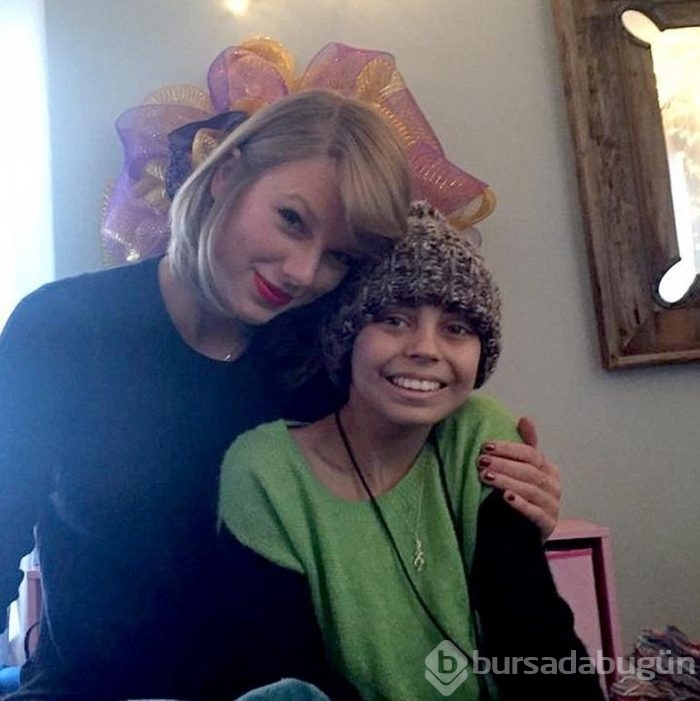 Kanser hastası hayranına Taylor Swift'den sürpriz!