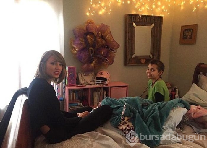 Kanser hastası hayranına Taylor Swift'den sürpriz!