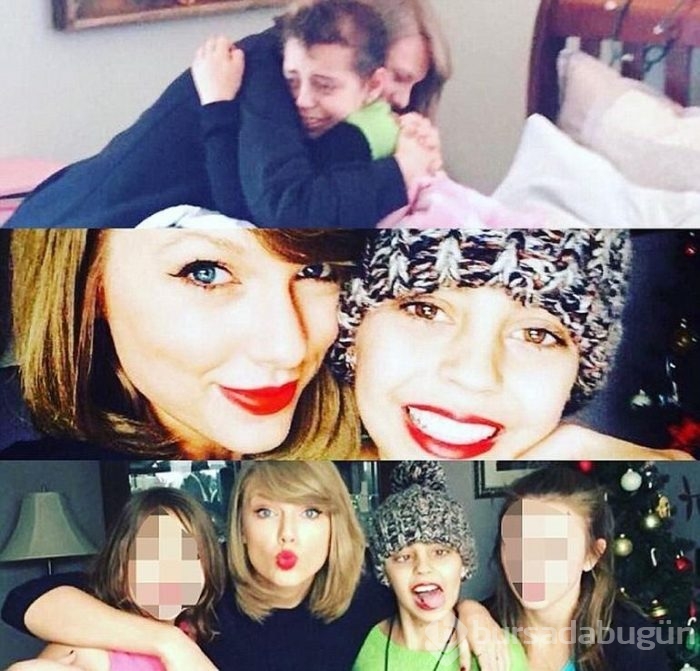 Kanser hastası hayranına Taylor Swift'den sürpriz!