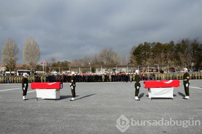 Bitlis'te şehitlere hazin tören 