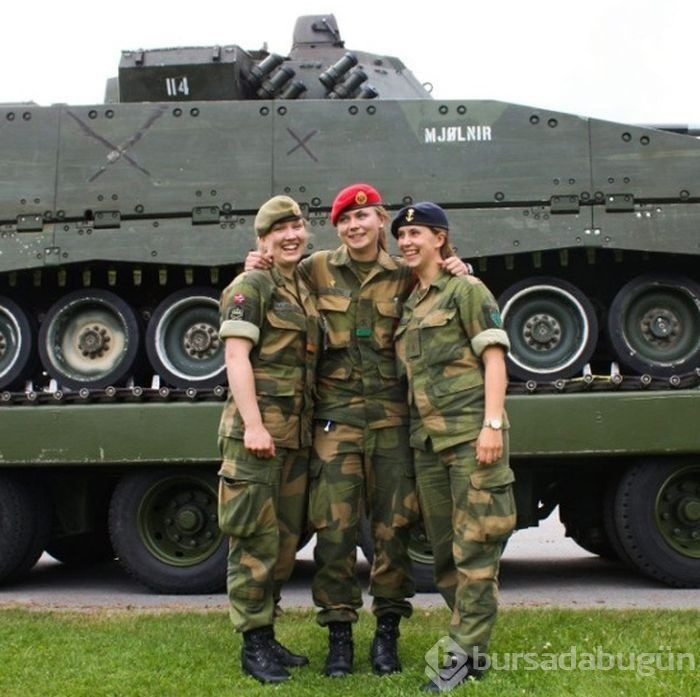Norveç ordusunun süper kadın askerleri