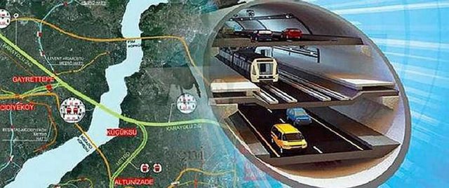 '3 Katlı Büyük İstanbul Tüneli'