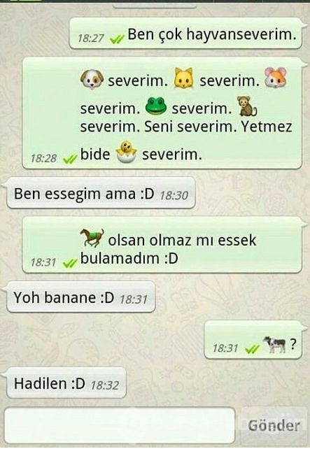 Birbirinden ilginç WhatsApp konuşmaları