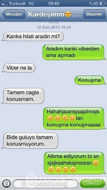 Birbirinden ilginç WhatsApp konuşmaları