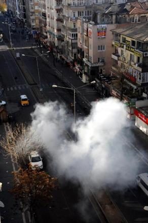 Diyarbakır'da olaylı günün fotoğrafları