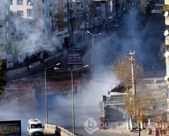 Diyarbakır'da olaylı günün fotoğrafları