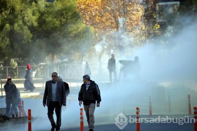 Diyarbakır'da olaylı günün fotoğrafları