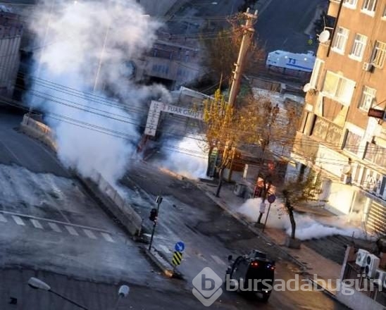 Diyarbakır'da olaylı günün fotoğrafları