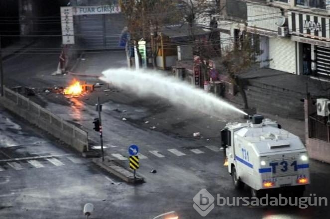 Diyarbakır'da olaylı günün fotoğrafları