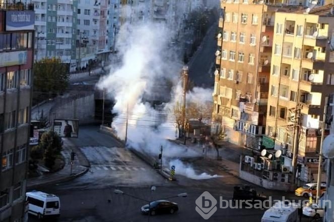 Diyarbakır'da olaylı günün fotoğrafları