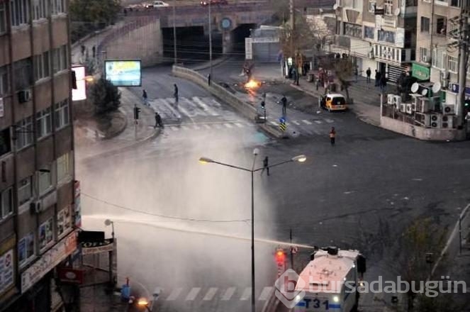 Diyarbakır'da olaylı günün fotoğrafları