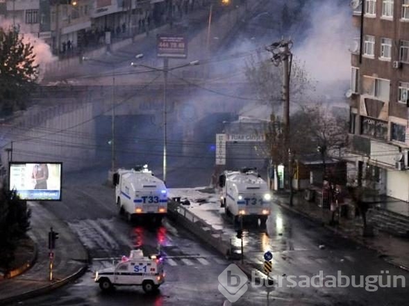 Diyarbakır'da olaylı günün fotoğrafları